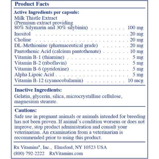 Rx Vitamins Hepato Support for Pets - Nail Gallerys
