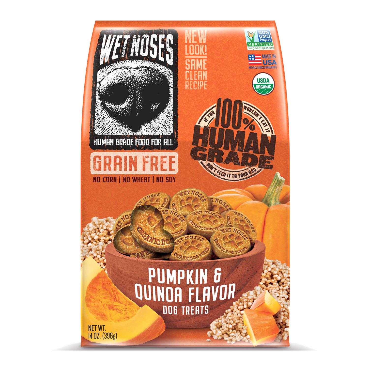 Wet Noses Grain Free Pumpkin Quinoa Dog Treats - Nail Gallerys