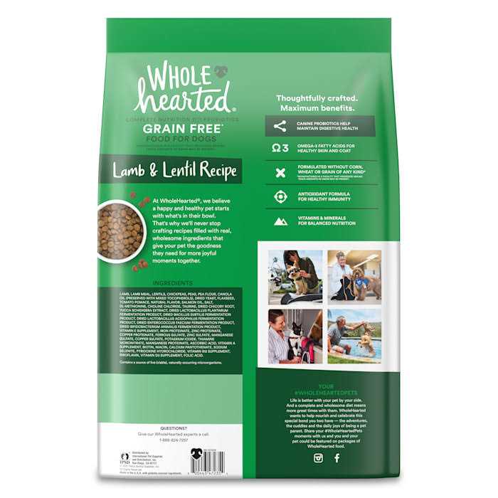 WholeHearted Grain Free All Life Stages Lamb and Lentil Formula Dry Dog Food - Nail Gallerys