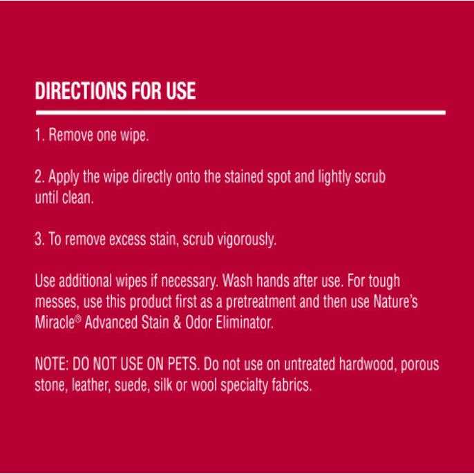 Pioneer Pet Nature’s Miracle Advanced Stain and Odor Eliminating Wipes for Hard Surfaces - Nail Gallerys