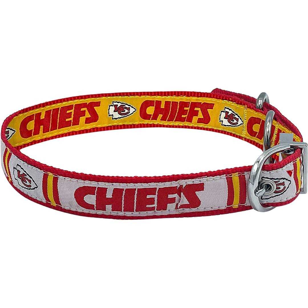 Pets First Kansas City Chiefs Dog Collar - Nail Gallerys