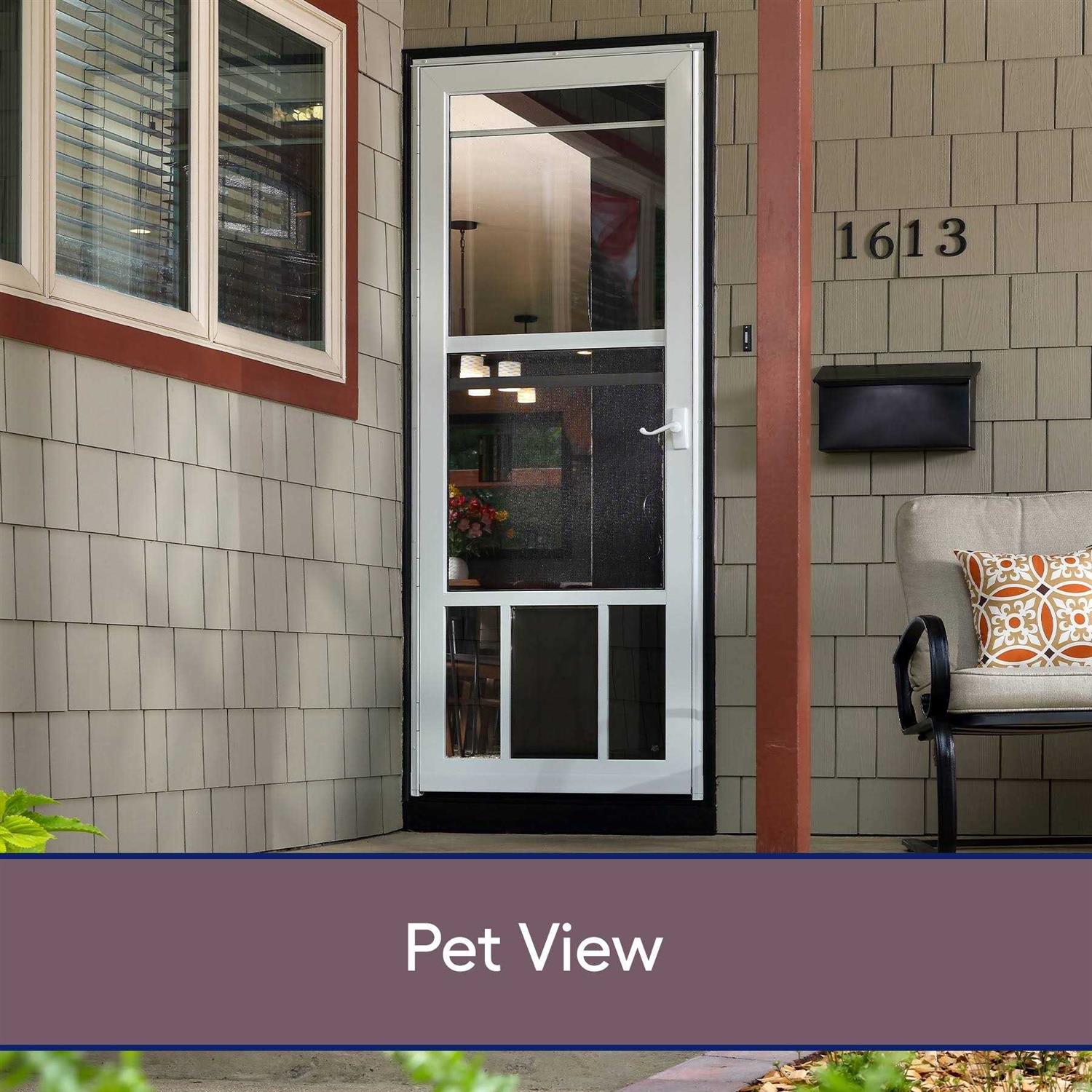 Larson Pet View Pet Storm Door - Nail Gallerys