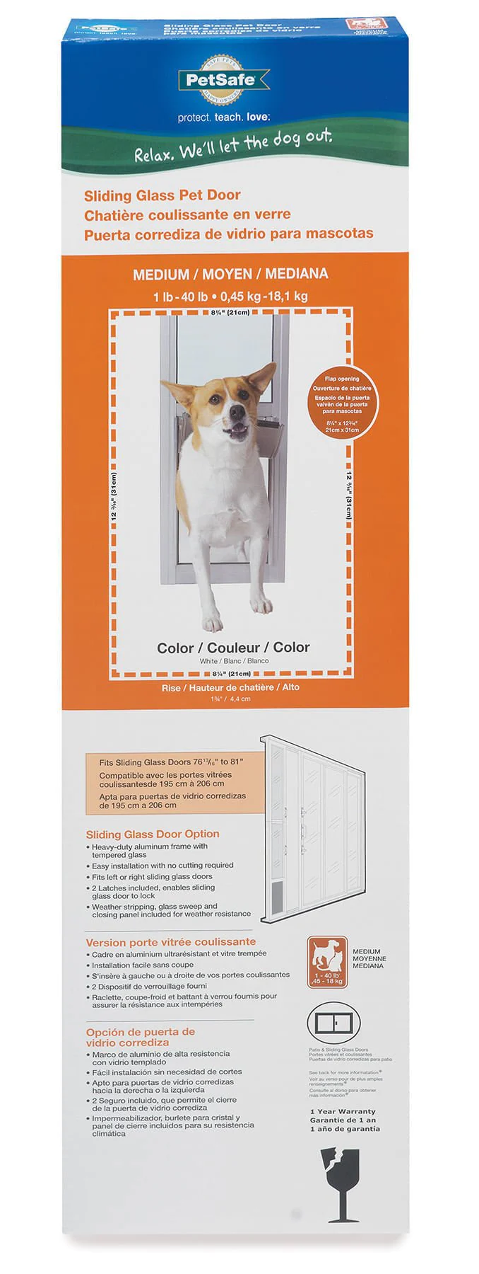 PetSafe Sliding Glass Pet Door - Nail Gallerys