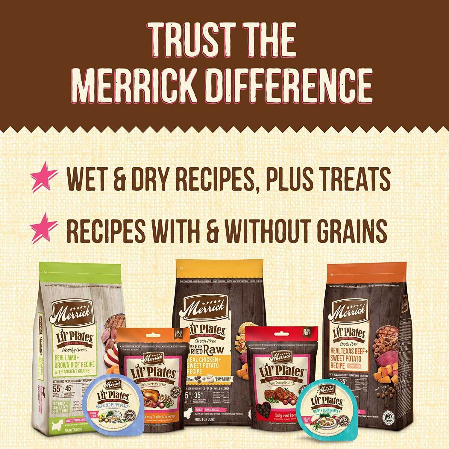 Merrick Lil’ Plates Grain Free Puppy Small Breed Real Chicken & Sweet Potato Dry Dog Food - Nail Gallerys