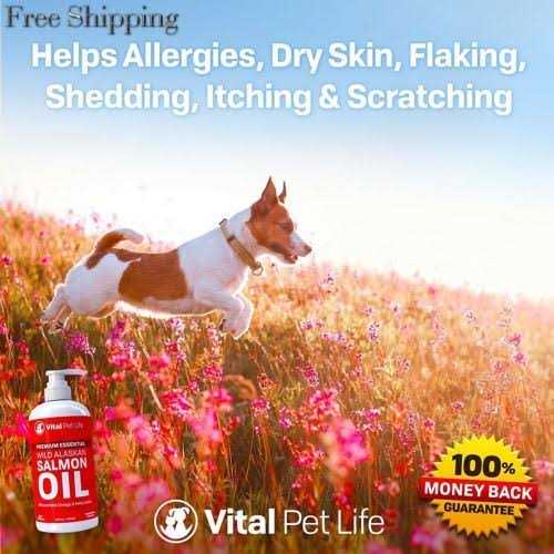 Vital Pet Life Salmon Oil for Dogs & Cats Healthy Skin & Coat Fish Oil - Nail Gallerys
