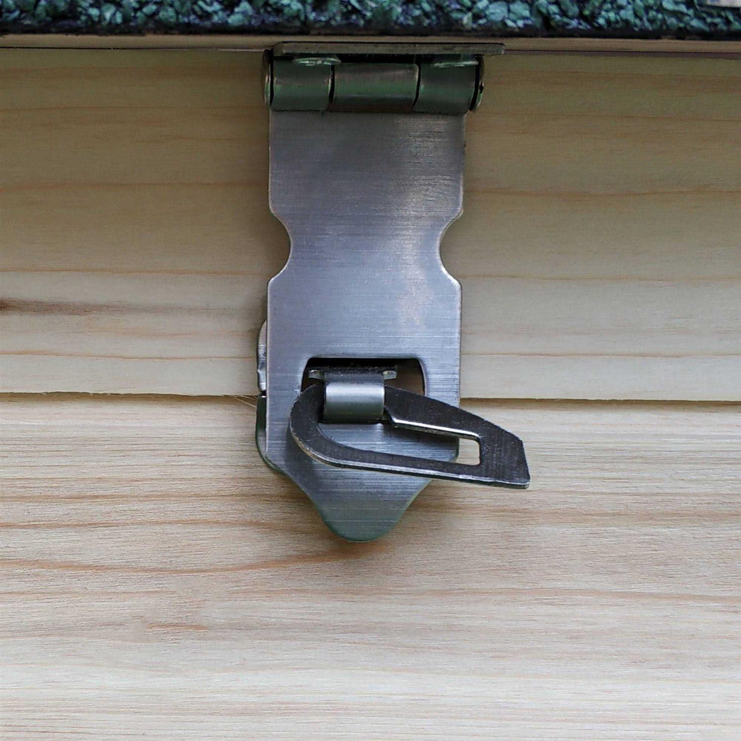 PawHut 77 Wooden Chicken Coop with Nesting Box Cute Outdoor Hen House with Removable Tray - Nail Gallerys