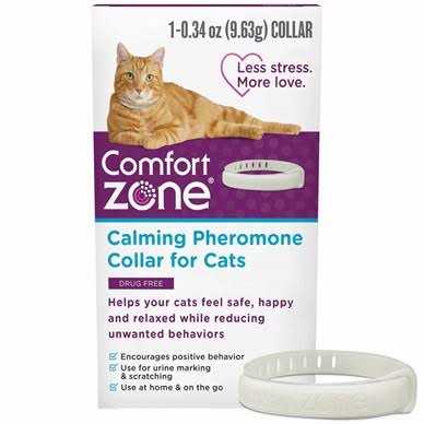 Comfort Zone 2 Pack Cat Calming Pheromone Collar for Cats De-Stress Your Cat - Nail Gallerys
