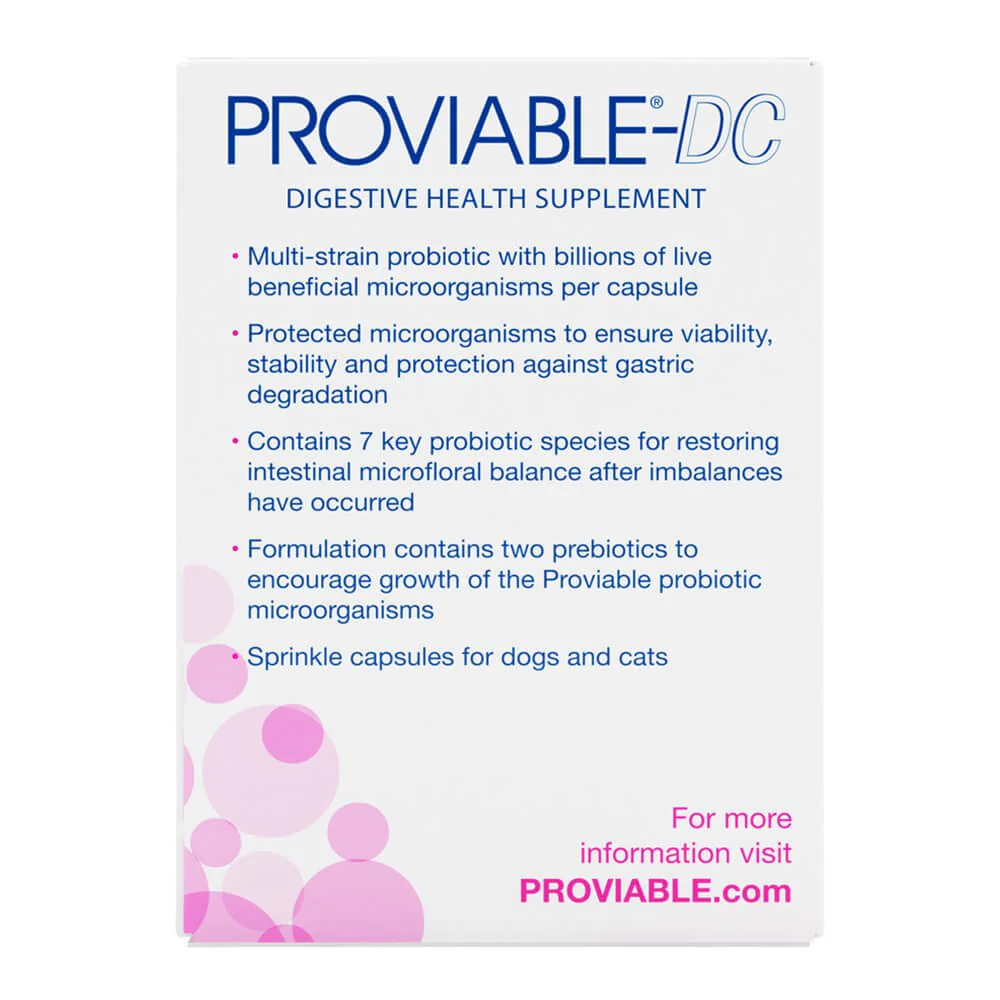 Nutramax Proviable-DC for Dogs & Cats - Nail Gallerys