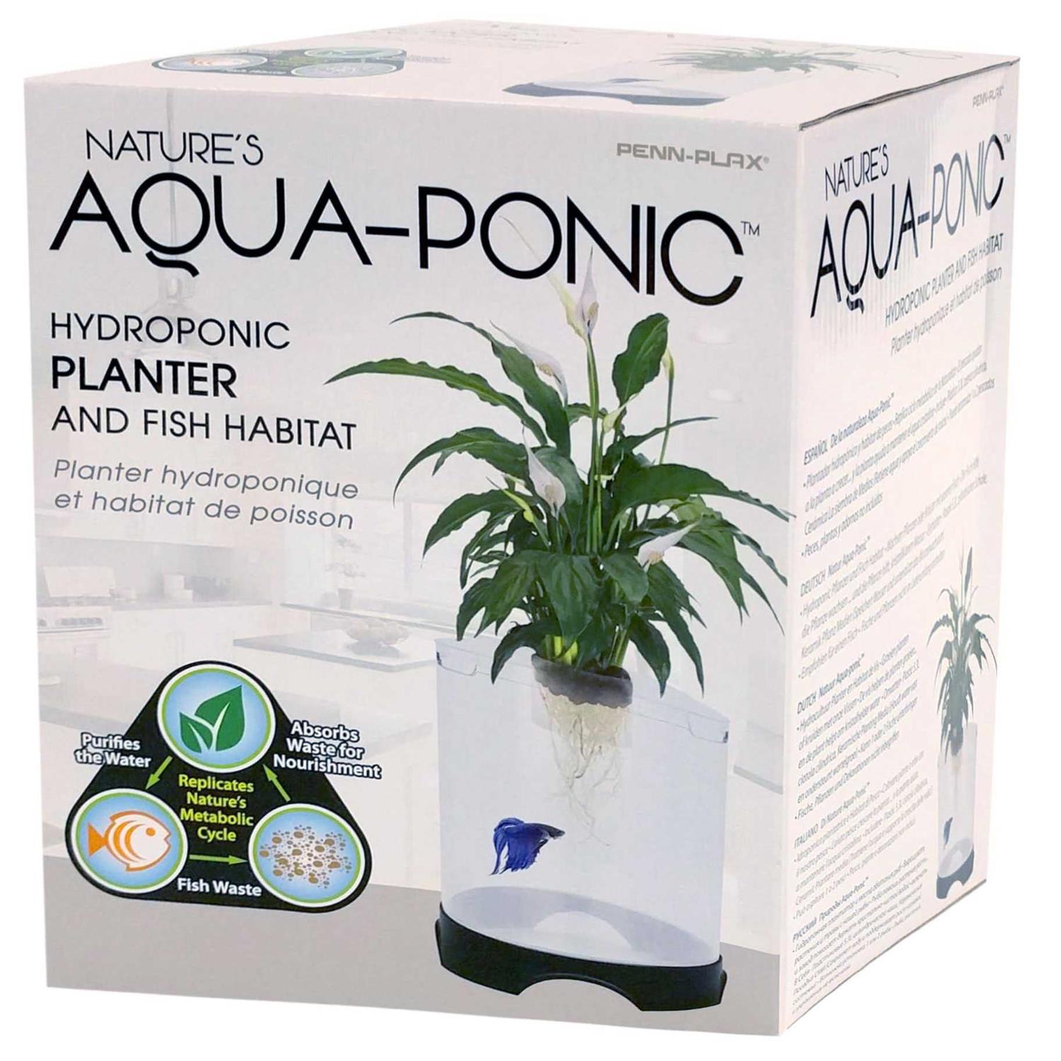 Penn-Plax Aquaponic Planter and Aquarium for Betta Fish - Nail Gallerys