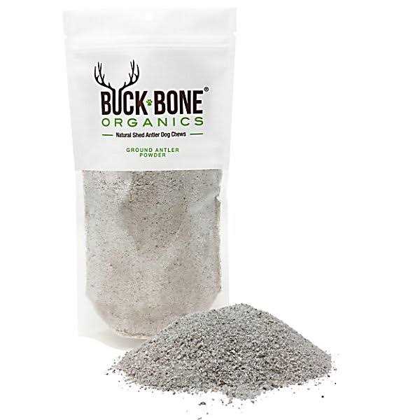 Buck Bone Organics Ground Wild Elk and Deer Antler Powder for Dogs - Nail Gallerys