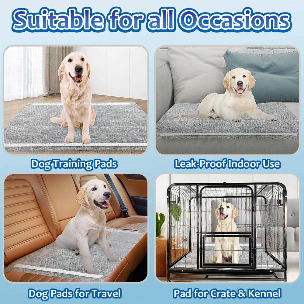 Dogcator Charcoal Puppy Pads Extra Large Activated Dog Pee Pads - Nail Gallerys
