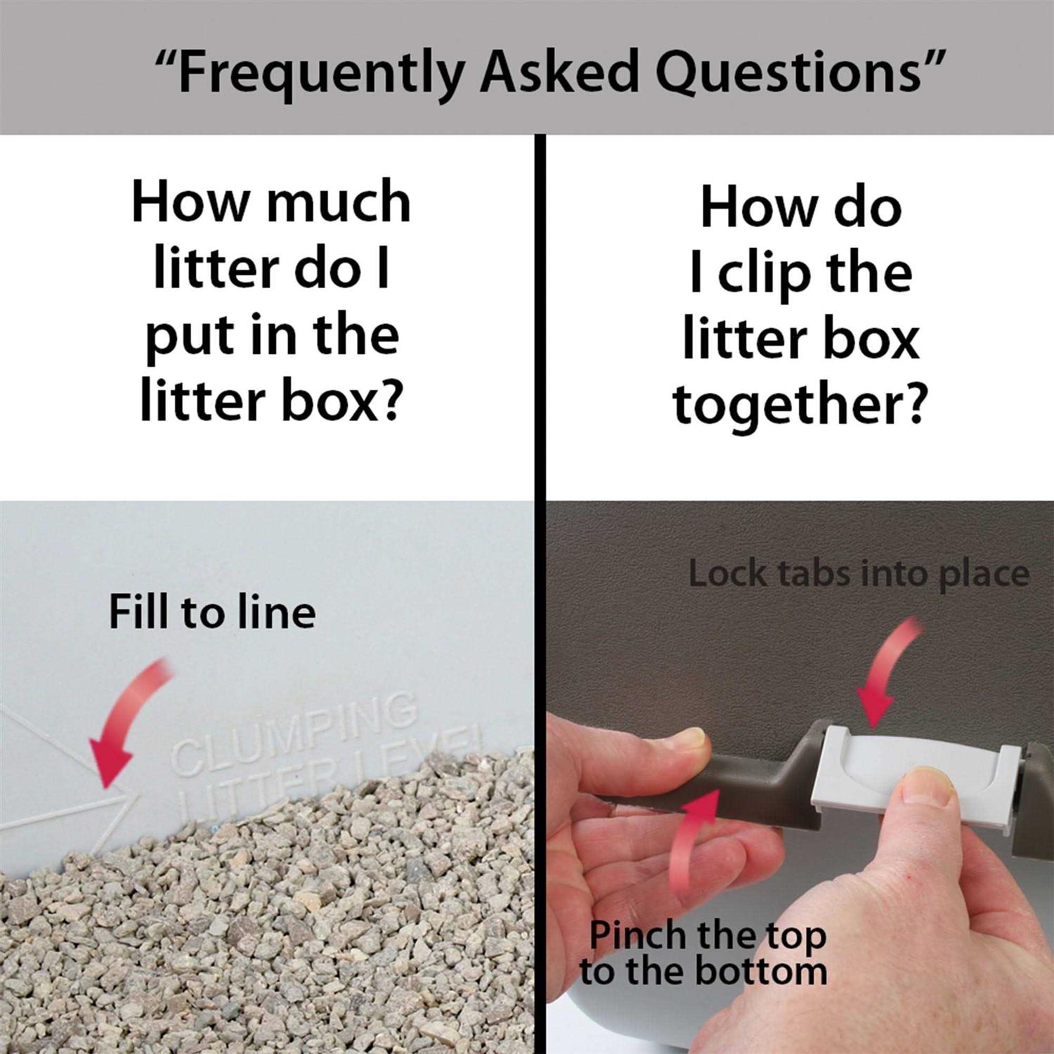 Omega Paw Easy Fill Roll ‘N Clean Cat Litter Box - Nail Gallerys