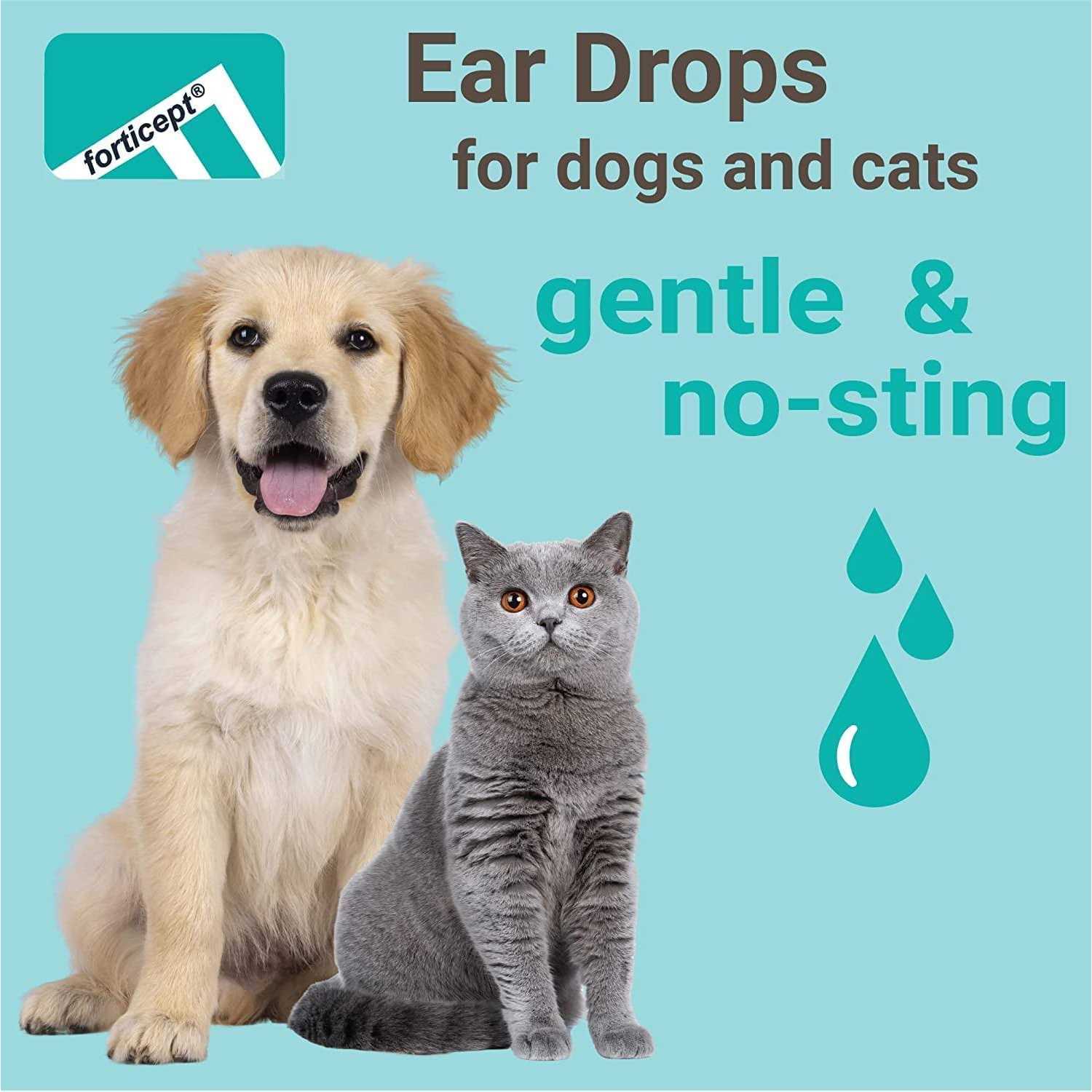 Forticept Yeast Ear Infection & Itch Relief Cat & Dog Ear Wash Cleaner - Nail Gallerys