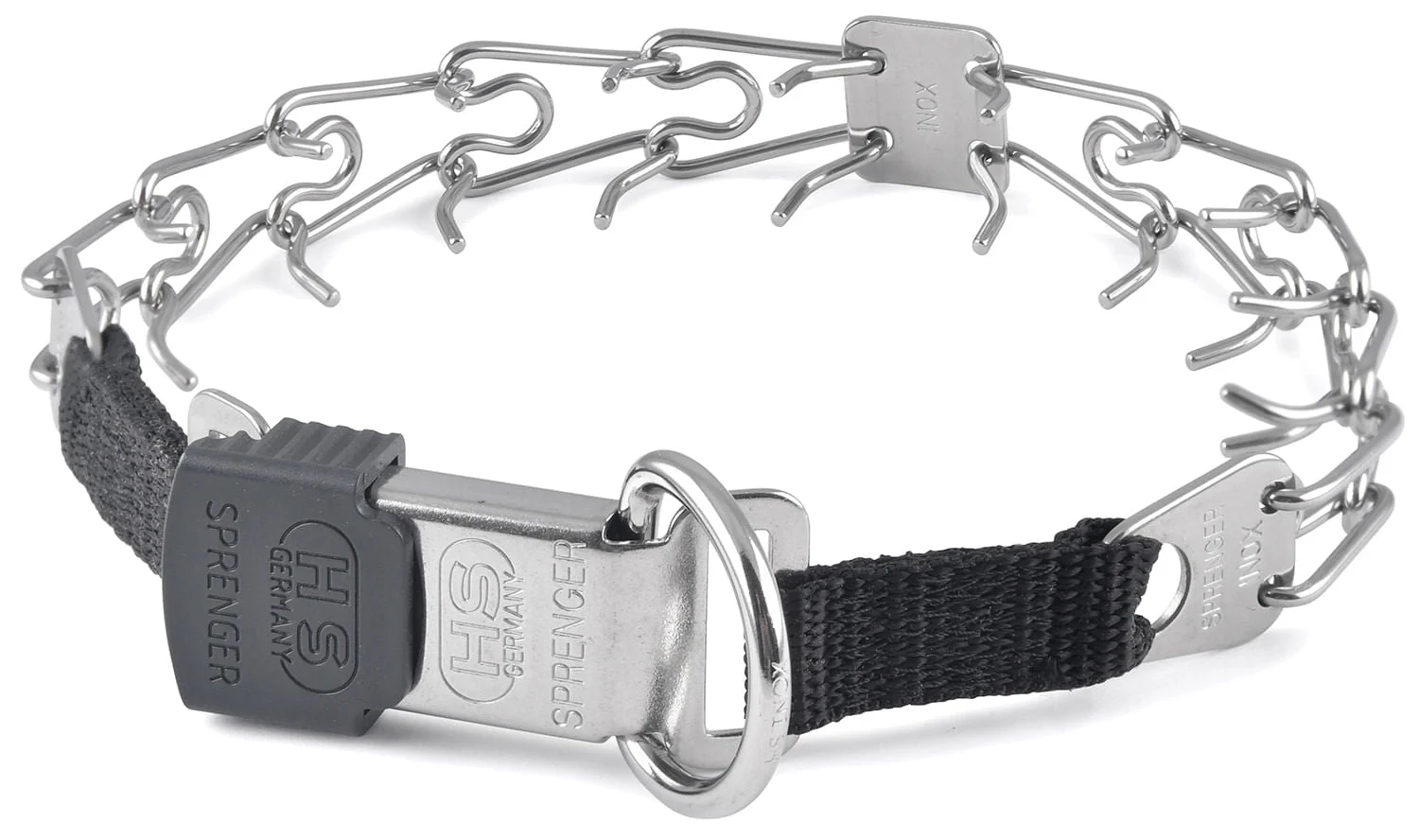 Herm Sprenger Prong Collar with Security Buckle - Nail Gallerys