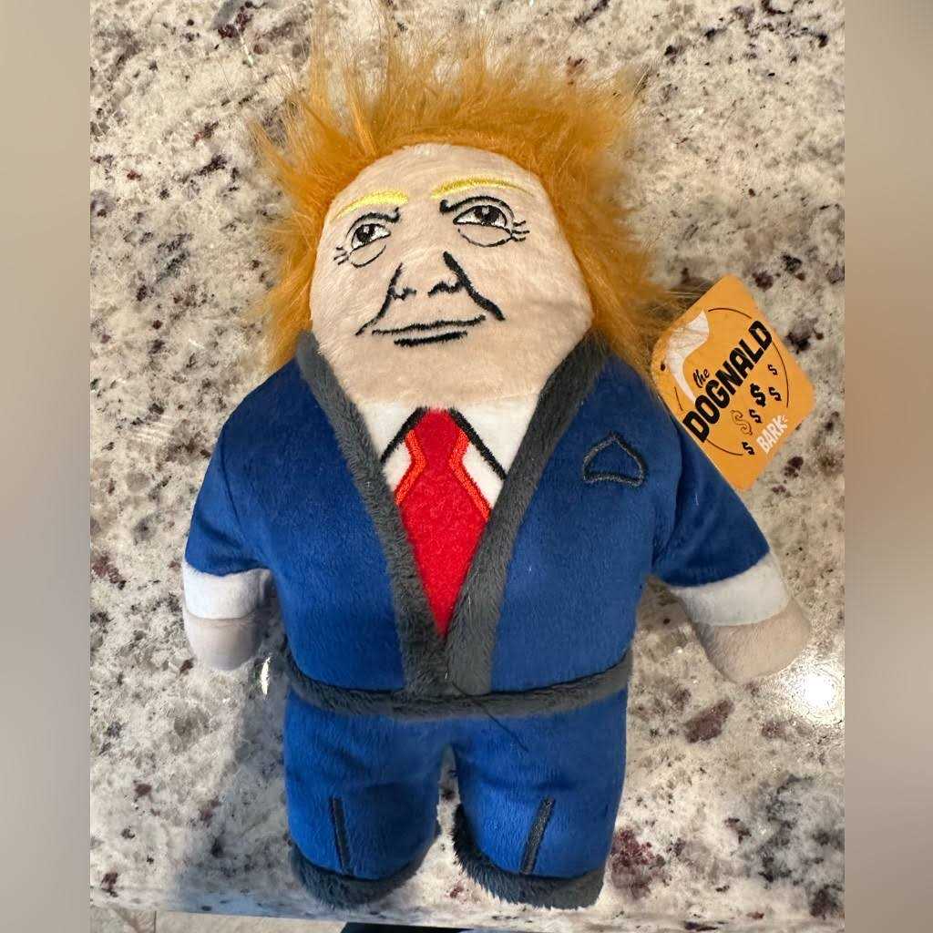 Donald Trump Barkbox Dog Toy Dognald with Squeaker 8 A7 - Nail Gallerys