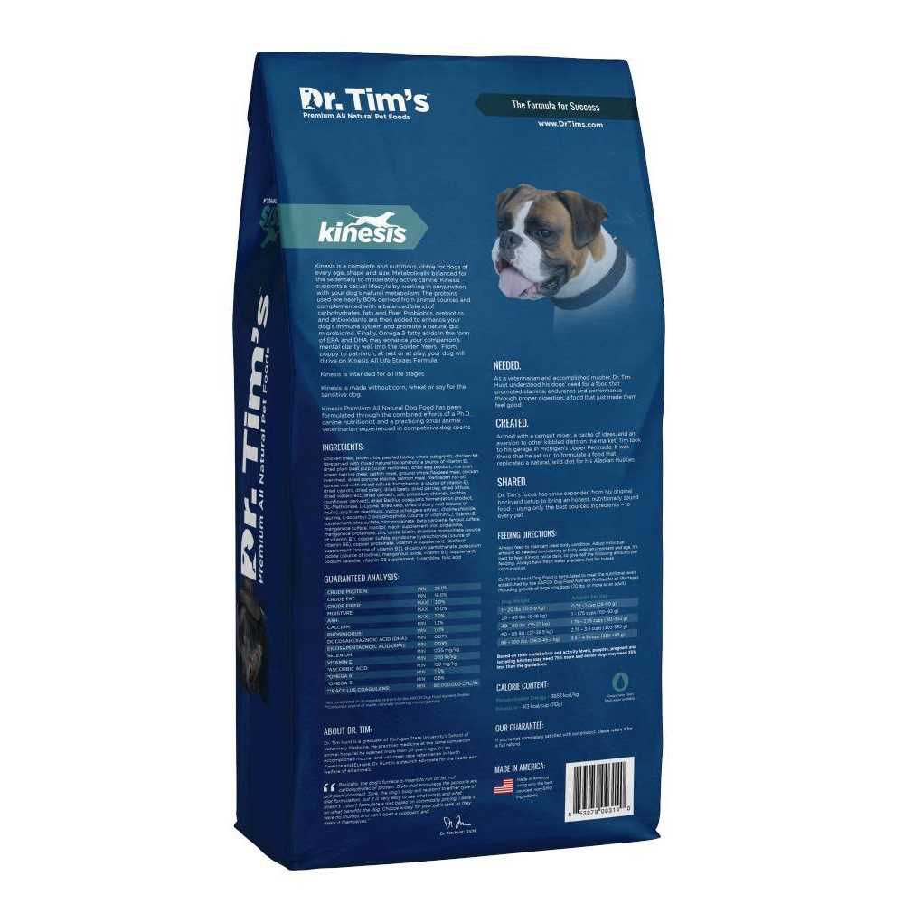 Dr. Tim’s Kinesis All Life Stages Dry Dog Food - Nail Gallerys