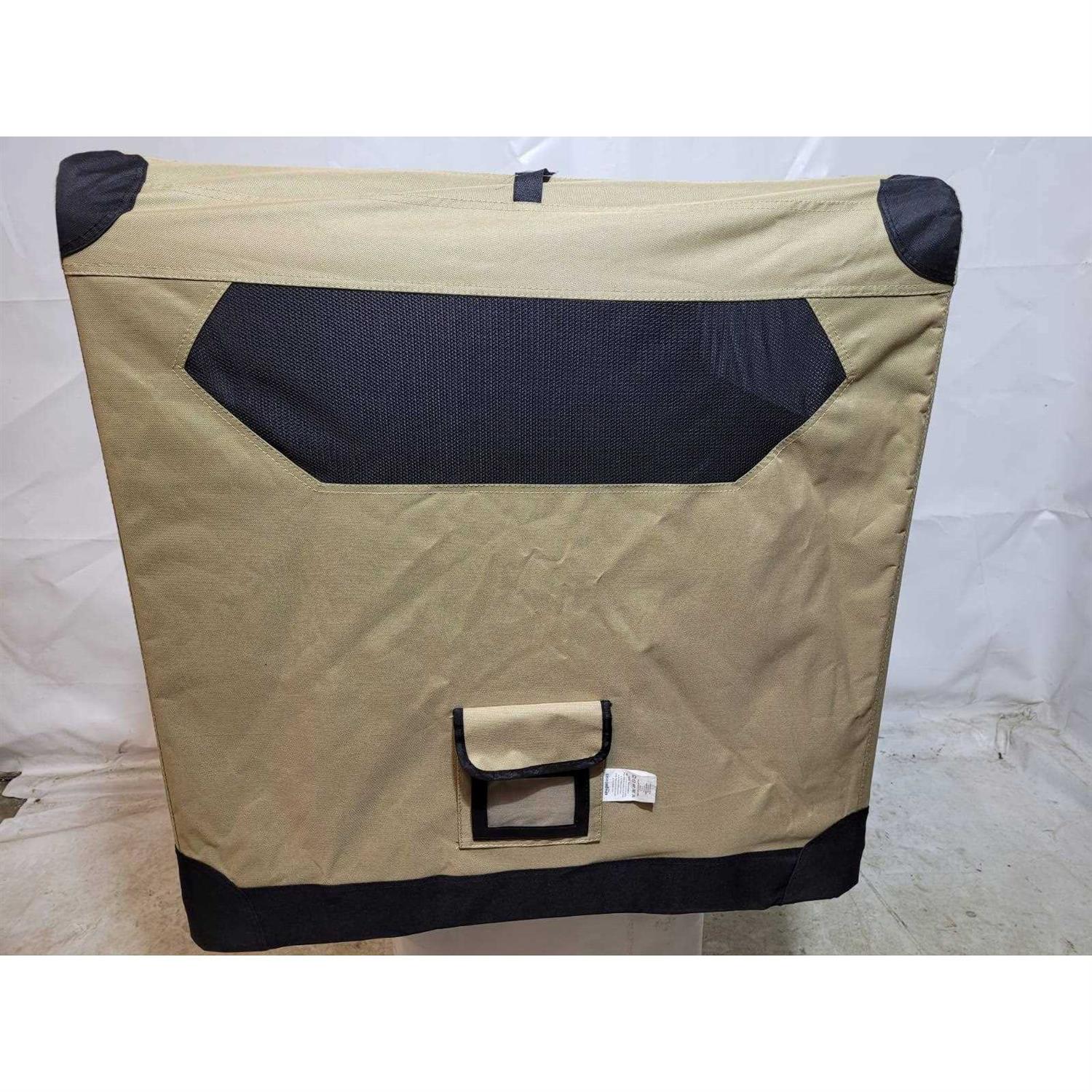 Amazon Basics 2-door Soft-sided Folding Travel Crate Dog Kennel - Nail Gallerys