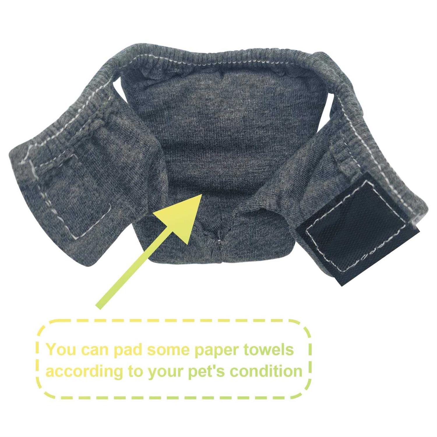 2PCS Small Pet Diapers,Guinea Pig Diapers,Reusable Squirrel Diapers,Washable,with Velcro,Specially Designed for Use on Pet Squirrels Small Medium - Nail Gallerys