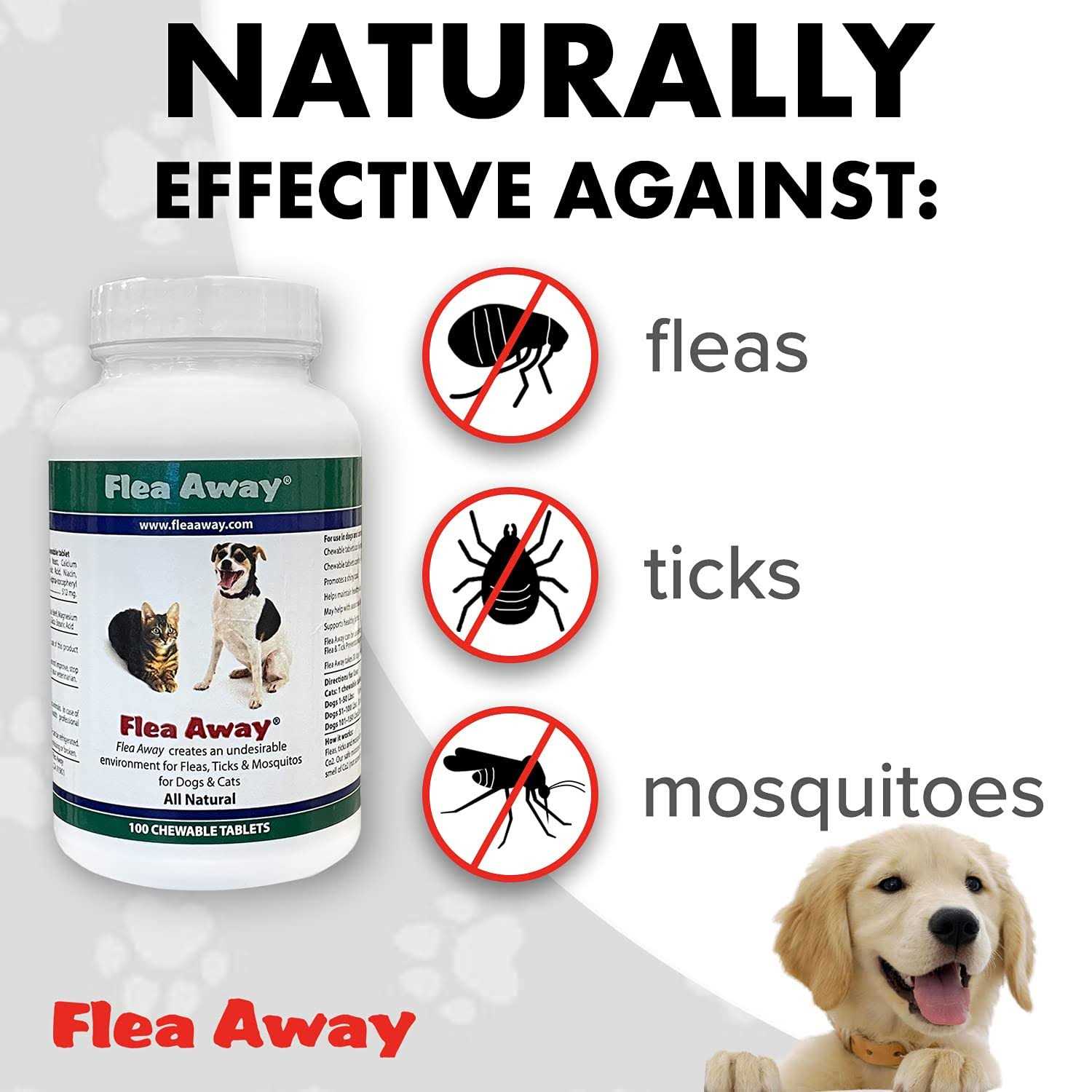 Flea Away Natural Flea Tick Mosquito Repellent for Dogs Cats - Nail Gallerys