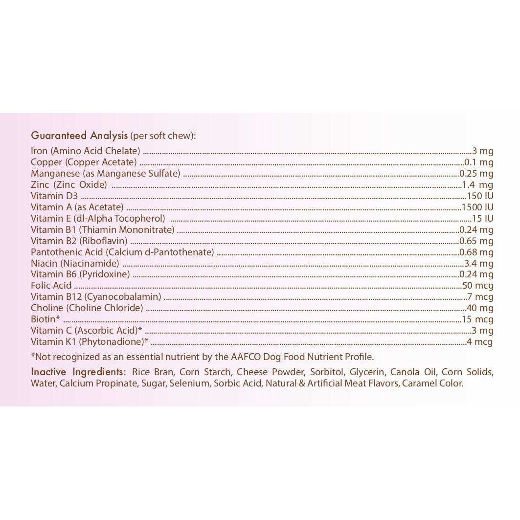 Healthy Breeds Chihuahua Multi-Vitamin Soft Chews 60 Count - Nail Gallerys