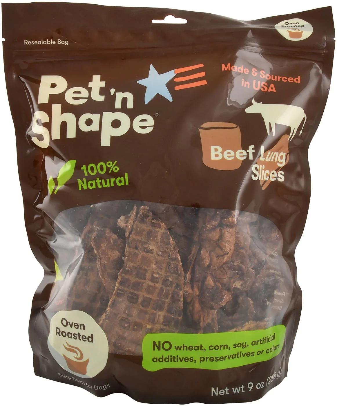 Pet 'n Shape Roasted Beef Lung Treats - Nail Gallerys