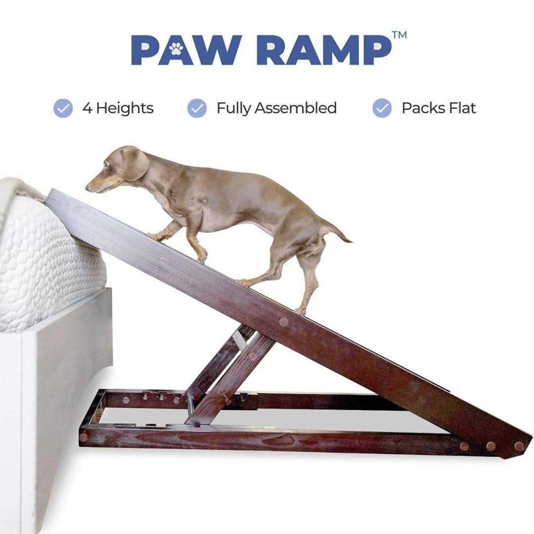 Alpha Paw AlphaPaw Original Natural Wood PawRamp for Small & Large Dogs - Nail Gallerys