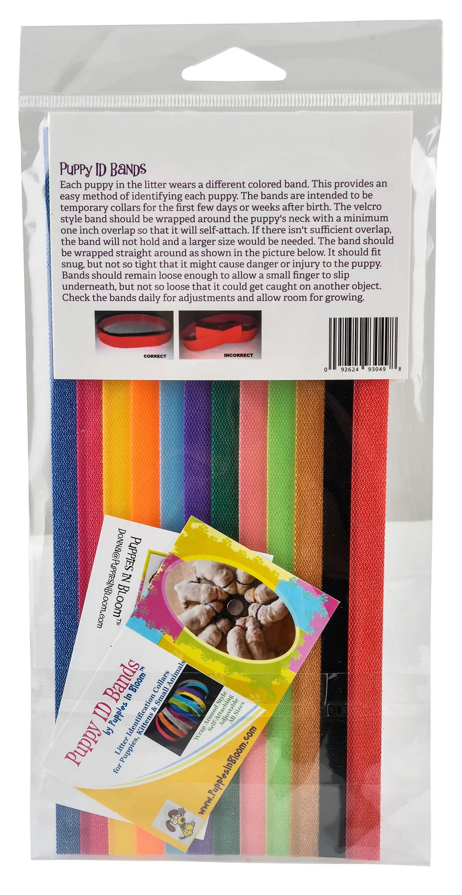 Puppies in Bloom Puppy ID Bands - Nail Gallerys