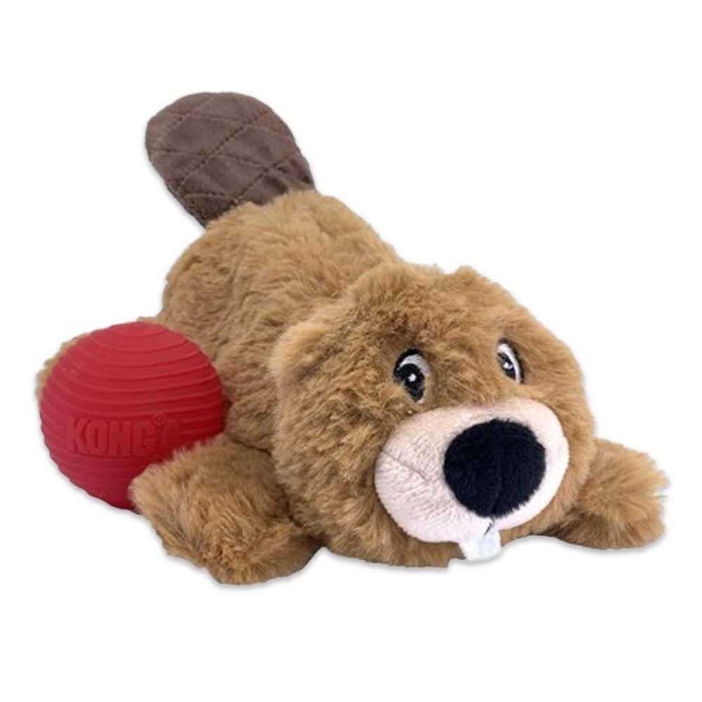 KONG Cozie Pocketz Beaver Dog Toy - Nail Gallerys