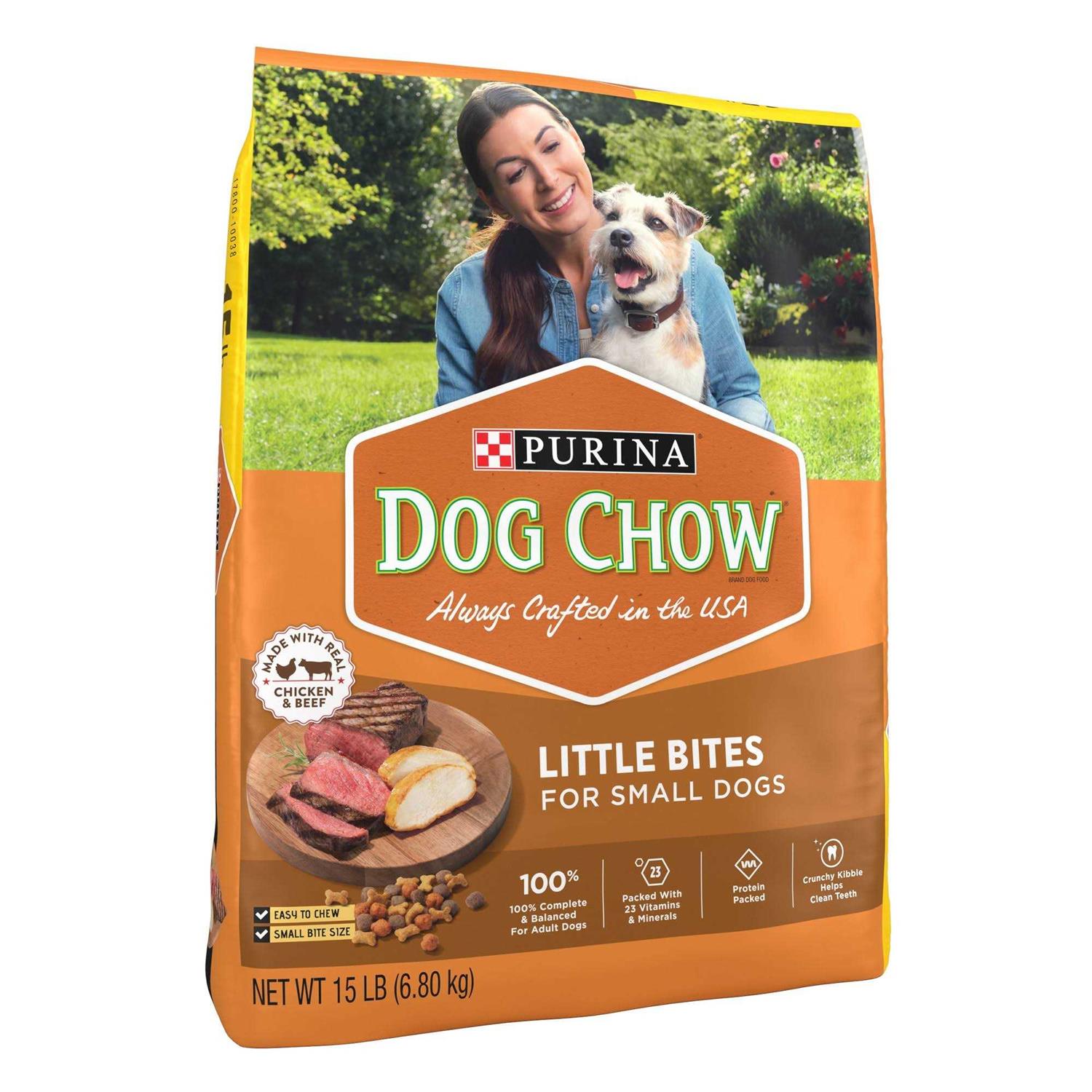 Purina Dog Chow Made with Real Chicken & Beef Little Bites for Small Dogs Dry Dog Food - Nail Gallerys