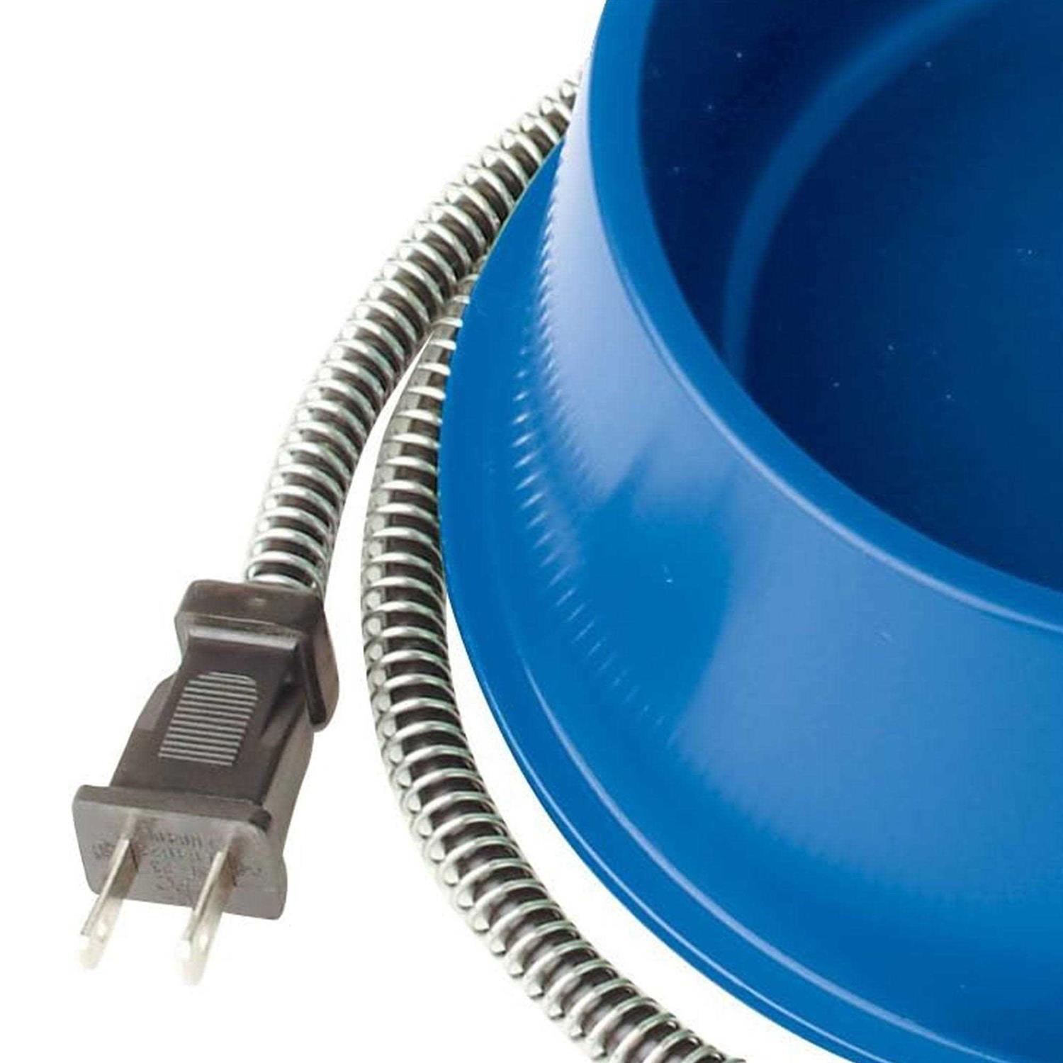 Farm Innovators Plastic Heated Pet Bowl with Anti Chew Cord for All Breed Sizes - Nail Gallerys