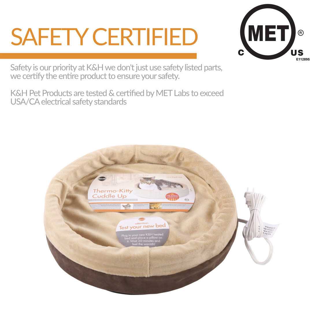 K&H Thermo-Kitty Cuddle Up Bed - Nail Gallerys