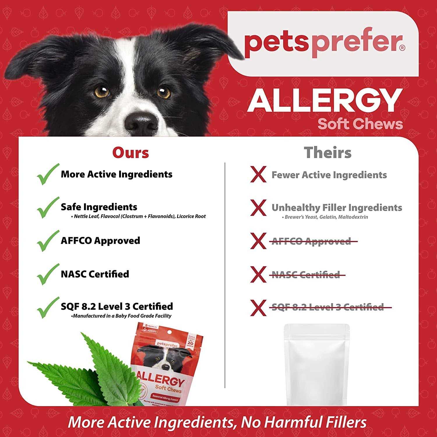 PetsPrefer Allergy Soft Chews for Dogs - Nail Gallerys