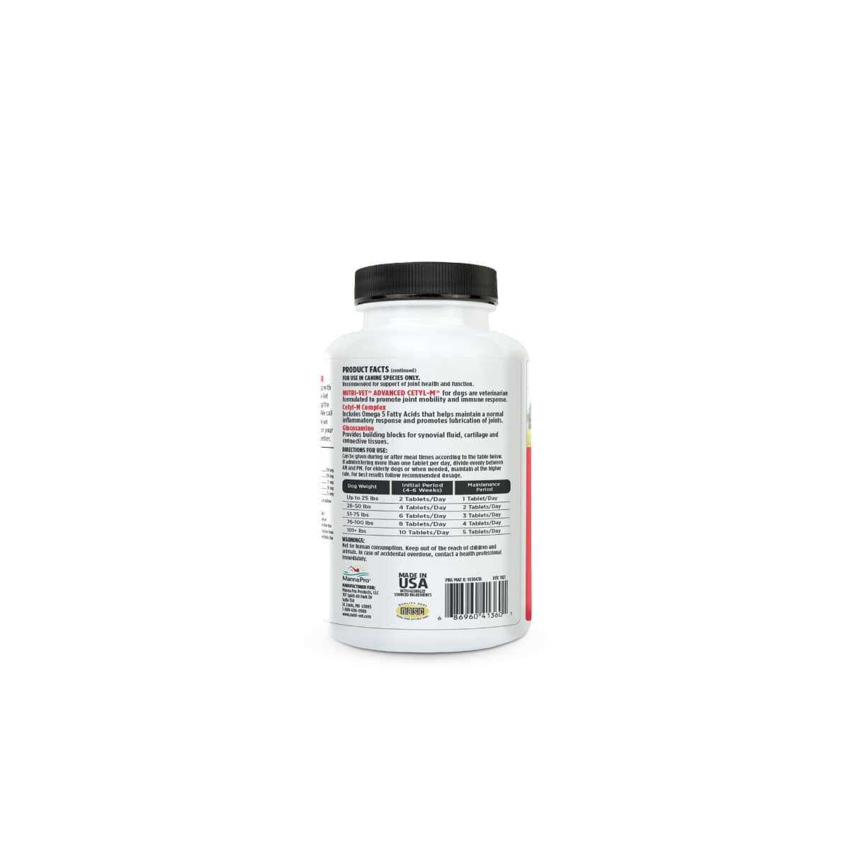 Advanced Cetyl M Joint Action Formula for Dogs - Nail Gallerys