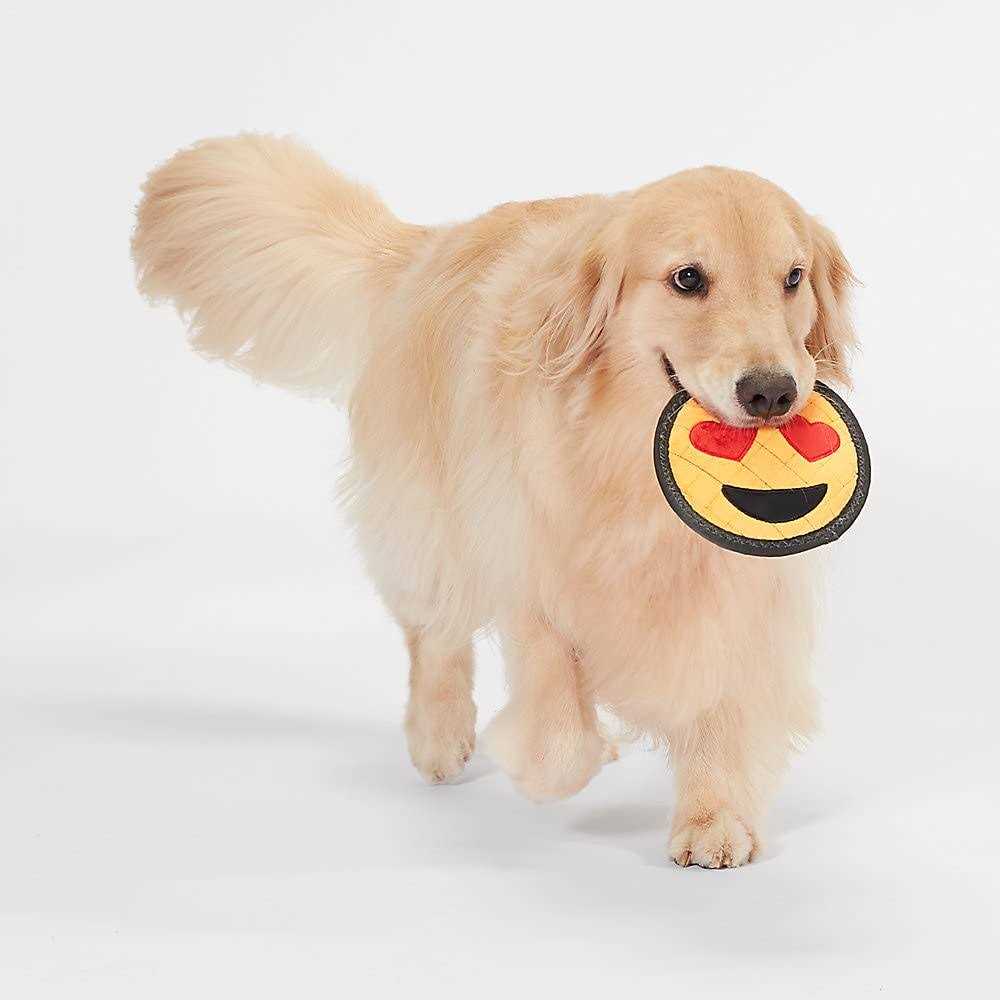 Joyhound Rip Roarin’ Tough Heart Eyes Emoji Dog Toy - Nail Gallerys