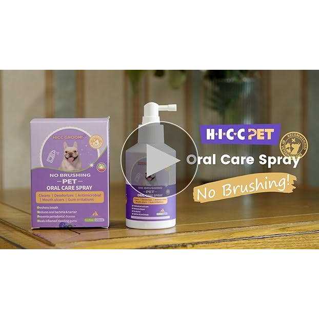 HICC GROOM! Oral Care Spray for Dogs and Cats, Anti Inflammatory Breath Care Spray, Dog Gingivitis Treatment, Fight Bad Breath Caused by Plaque and - Nail Gallerys