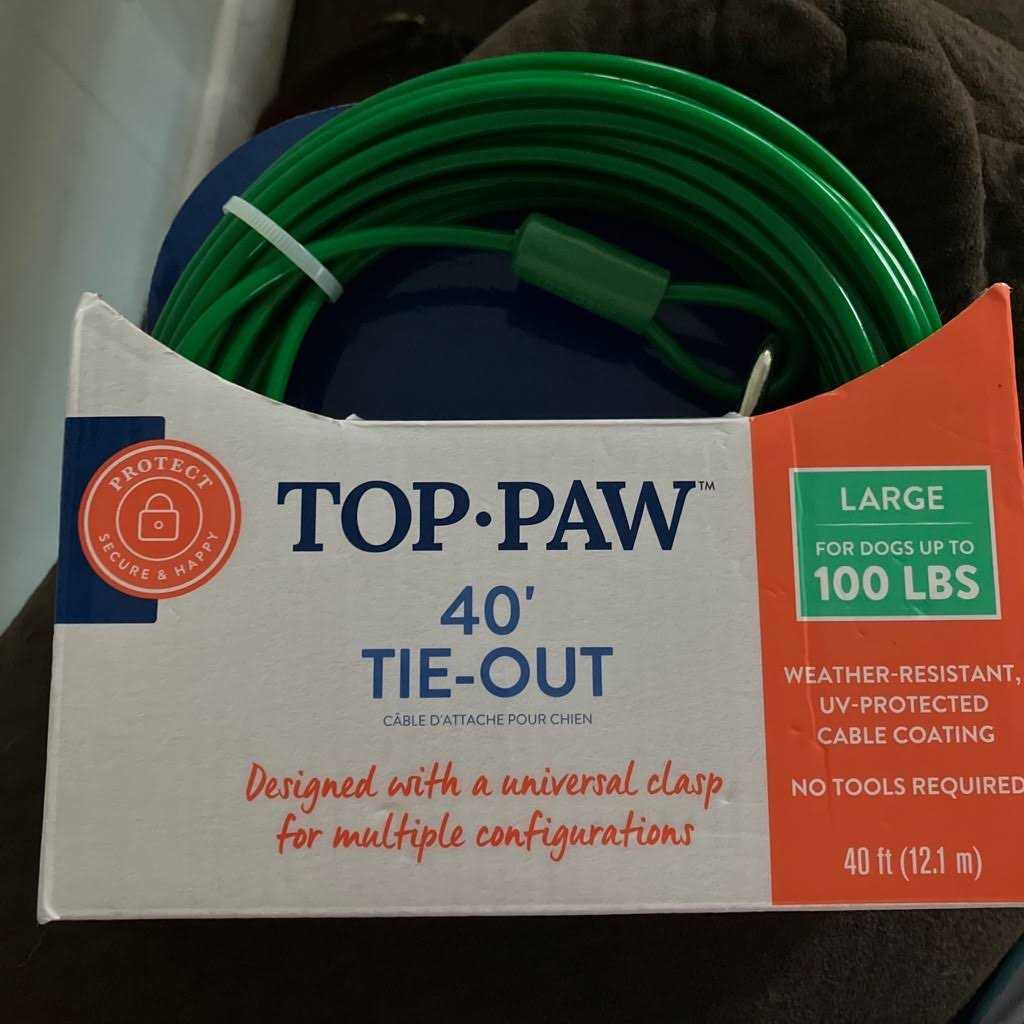 Top Paw Dog Tie Out - Nail Gallerys