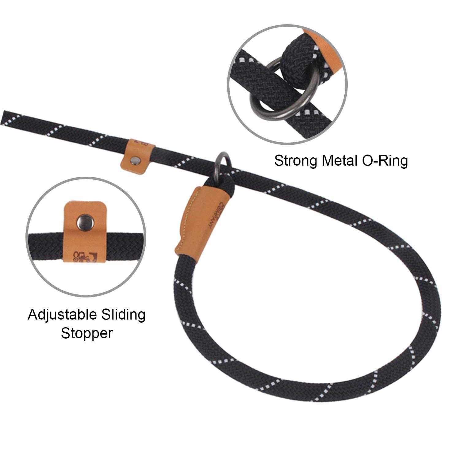 Slip Lead Dog Leash Reflective Mountain Climbing Rope Leash - Nail Gallerys