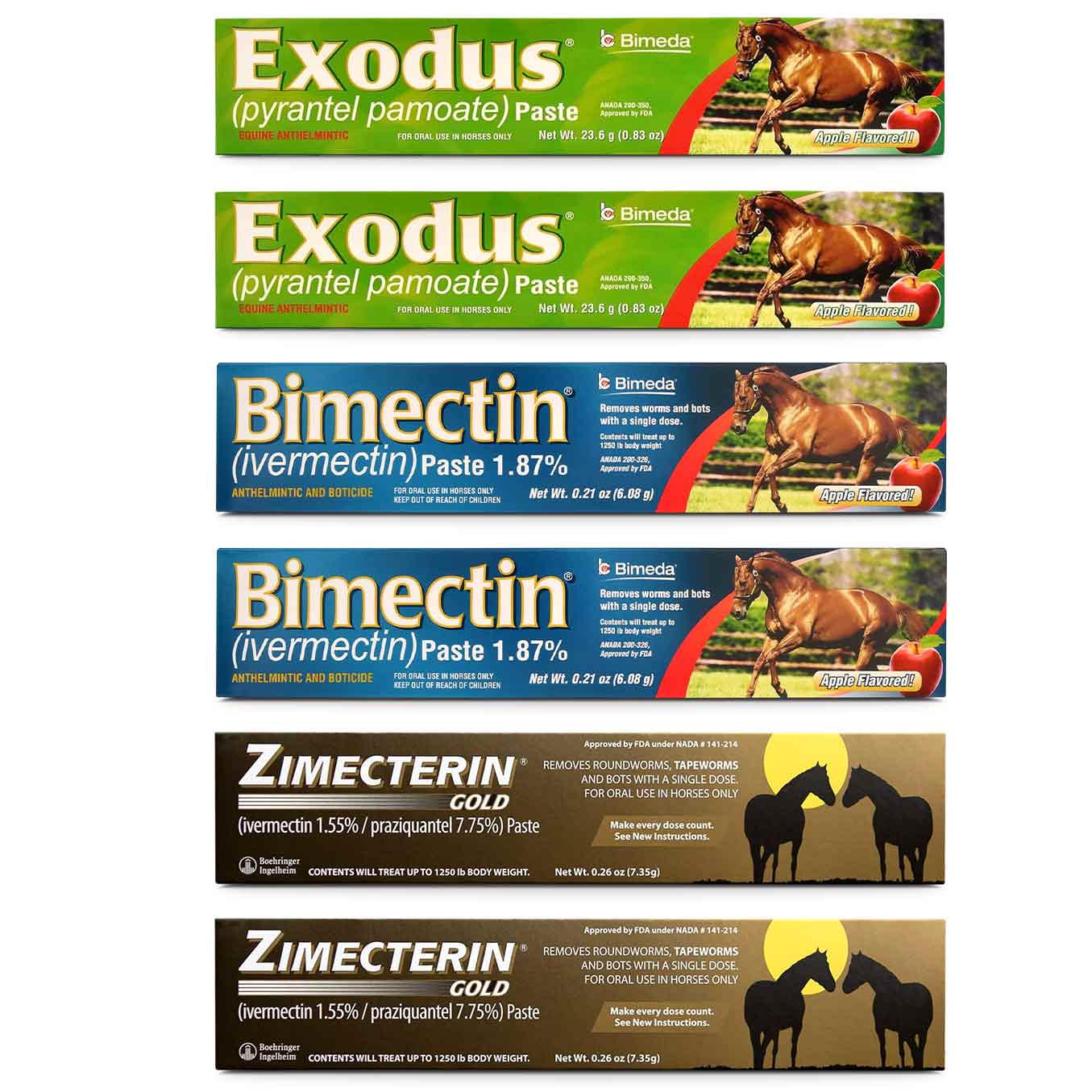 3-Way Horse Deworming Kit (6 Tubes Included) - Nail Gallerys