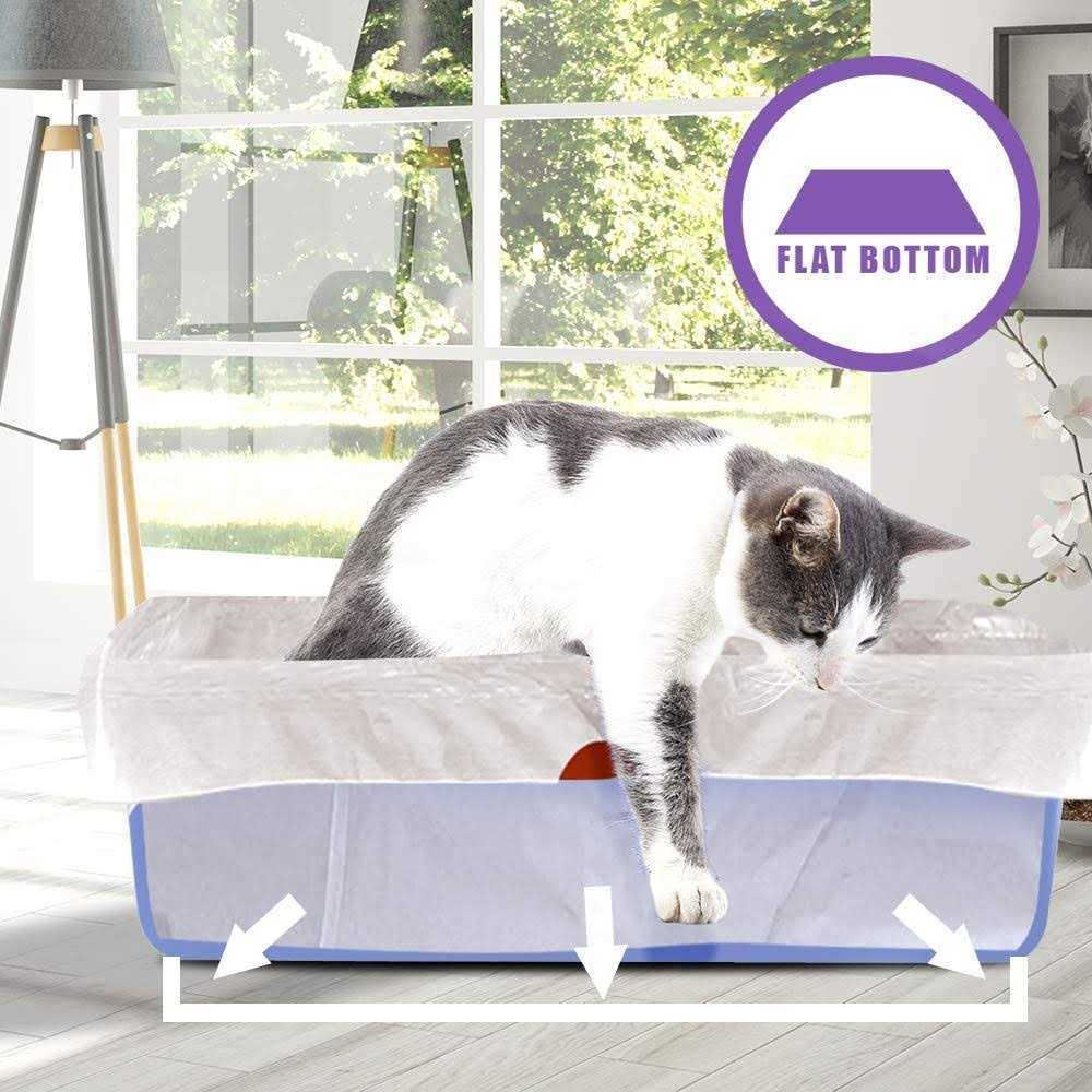 Alfapet Kitty Cat Litter box Disposable Elastic Liners For Large - Nail Gallerys