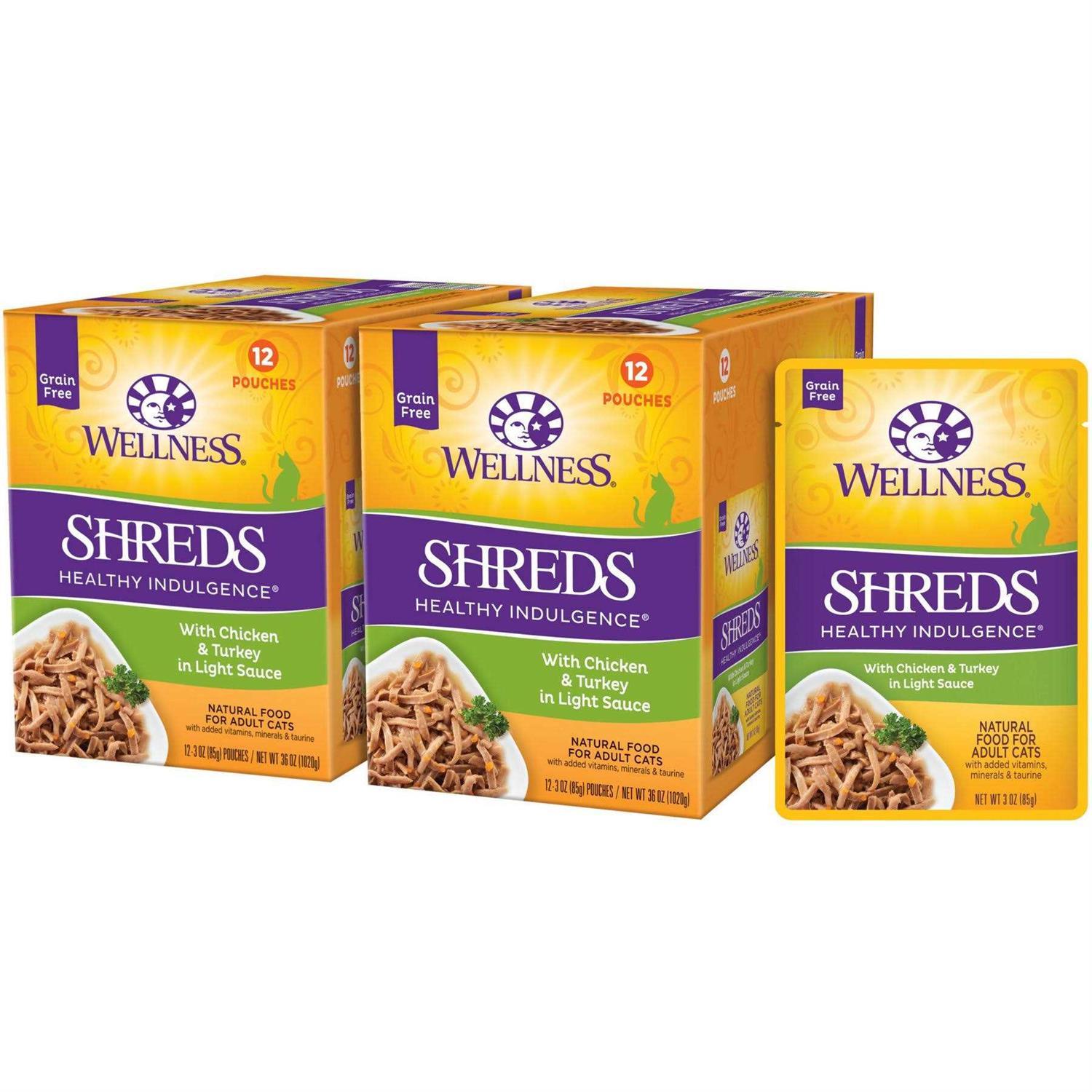 Wellness Healthy Indulgence Shreds Grain Free Wet Cat Food - Nail Gallerys