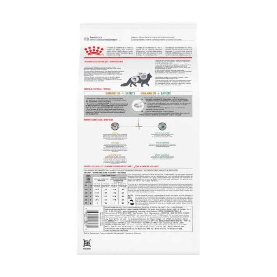 Royal Canin Feline Urinary + Satiety Dry Cat Food - Nail Gallerys