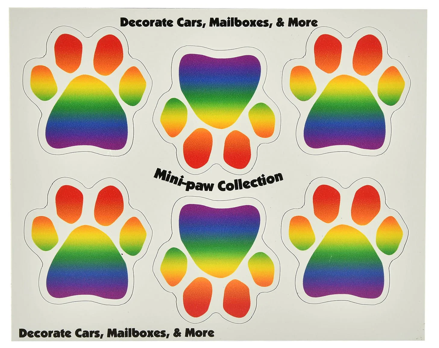 6 Mini-PAWS Magnets - Nail Gallerys