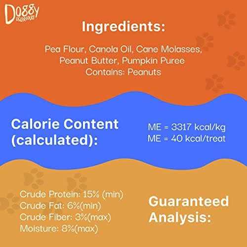 Doggy Delirious Dog Treats Grain Free Peanut Butter Bones - Nail Gallerys