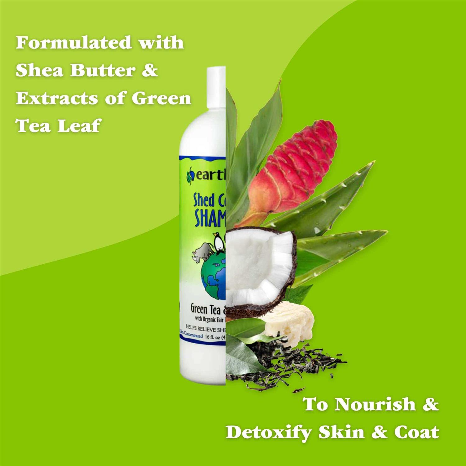 Earthbath Green Tea & Awapuhi Shed Control Shampoo - Nail Gallerys