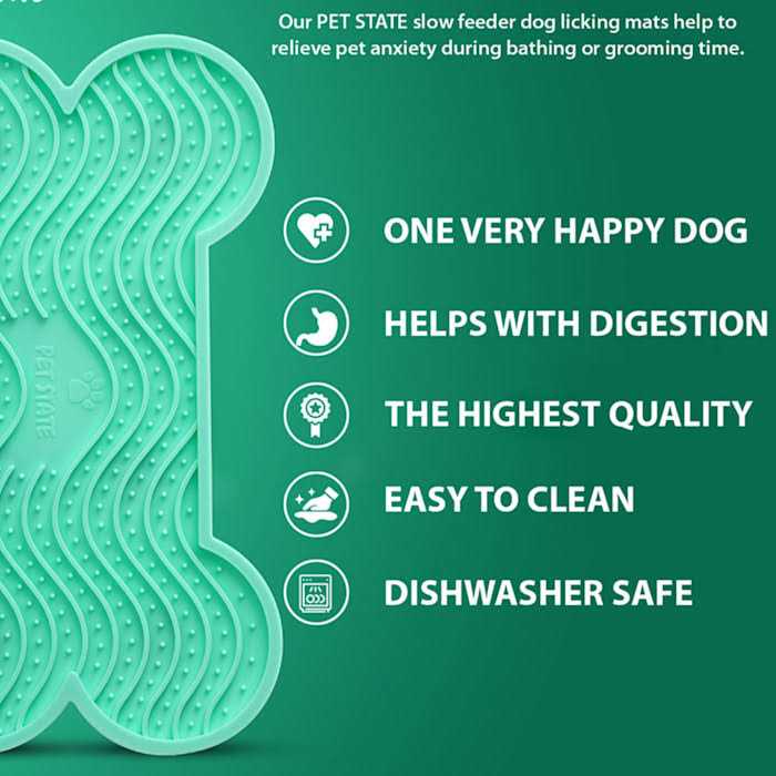 Tarvos Silicone Dog Licking Mat 0.58 L X 0.58 W X 0.49 H - Nail Gallerys