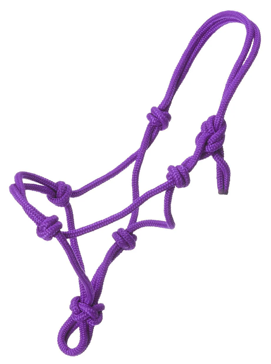 Tough1 Miniature Poly Rope Adjustable Halter - Nail Gallerys
