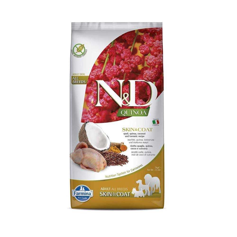 Farmina N&D Quinoa Skin & Coat Quail Dog Food - Nail Gallerys