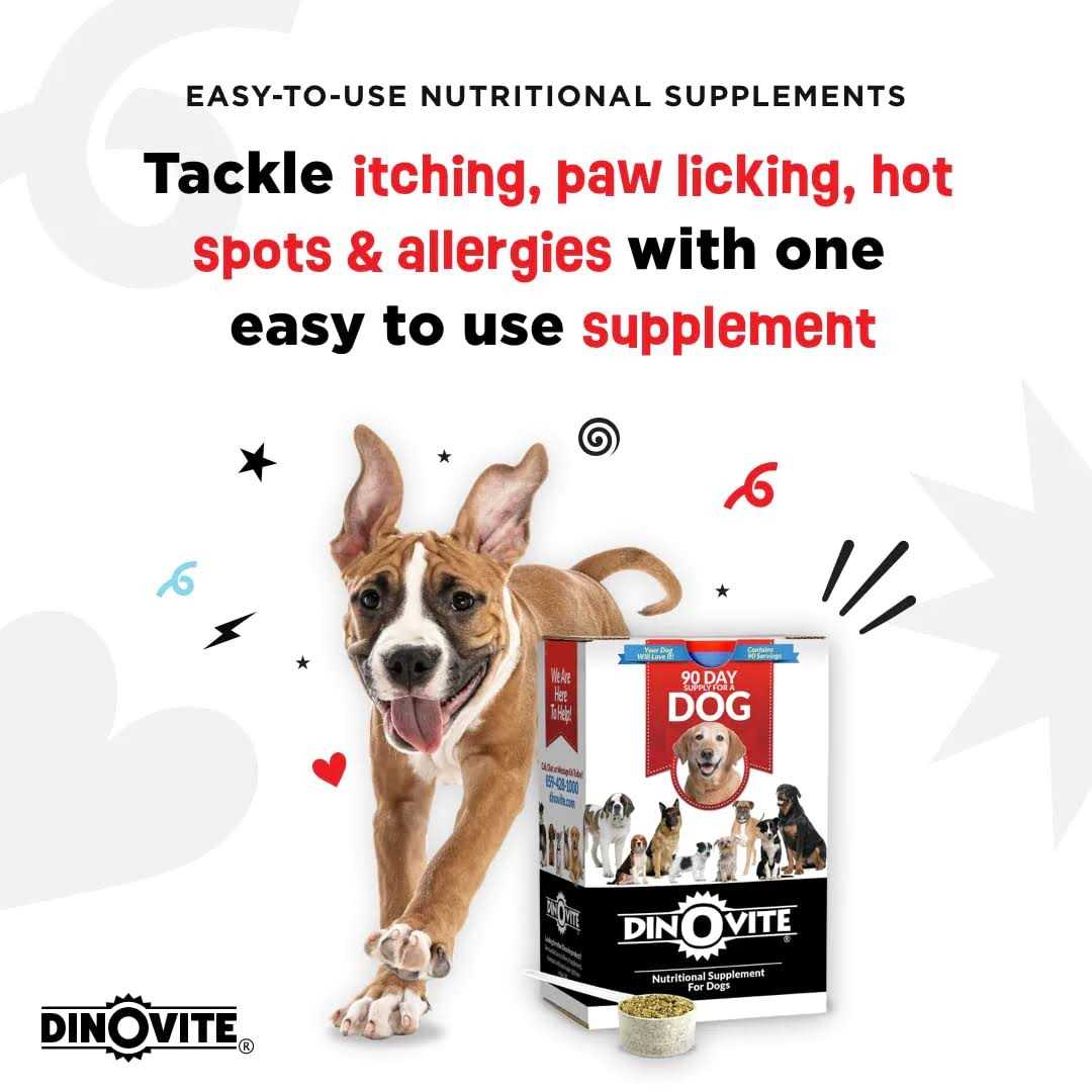 Dinovite Medium Dog Supplement, 3.5-lb bag - Nail Gallerys