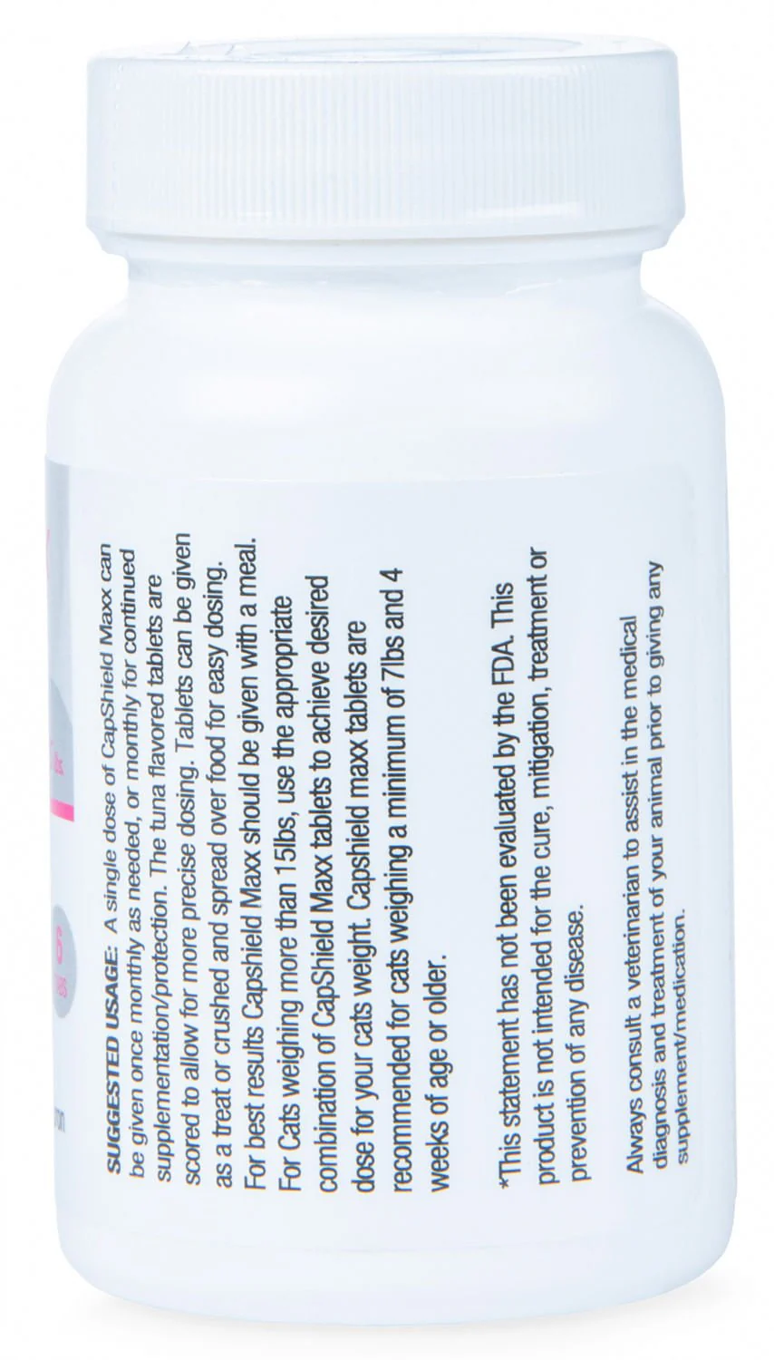 CapShield Maxx Flavored Tabs for Cats, 7-15 lbs - Nail Gallerys