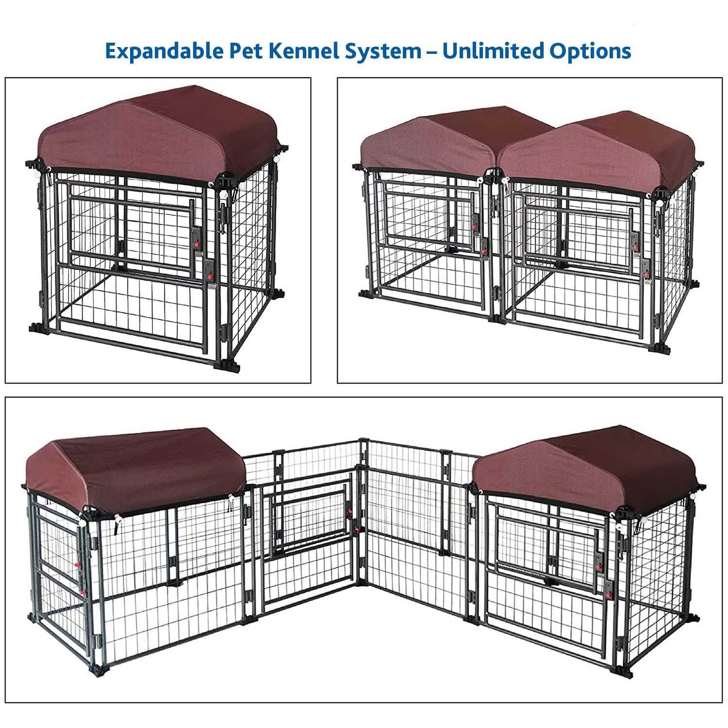 TRIXIE Deluxe Outdoor Dog Kennel with Cover - Nail Gallerys
